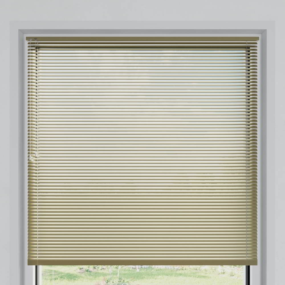 25mm slat Venetian Blind, Golden Matt