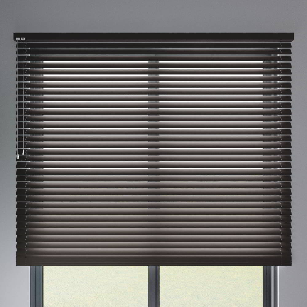 50mm slat Venetian Blind, Brown Matt