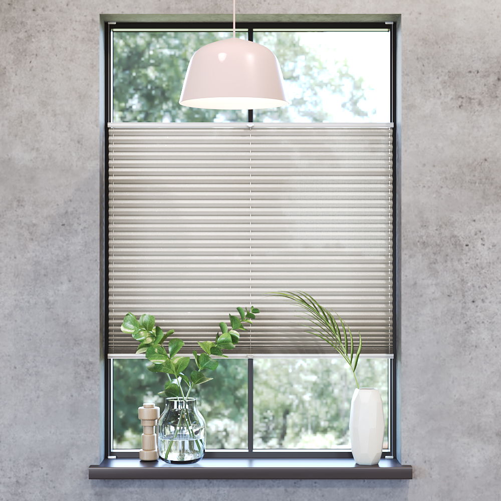 Darkening Premium Pleated Blind, Sofia Cream