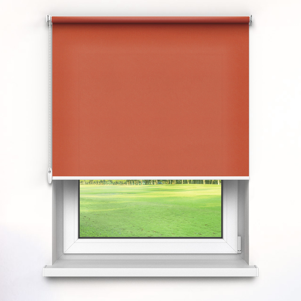 Darkening Premium Roller Blind, Red