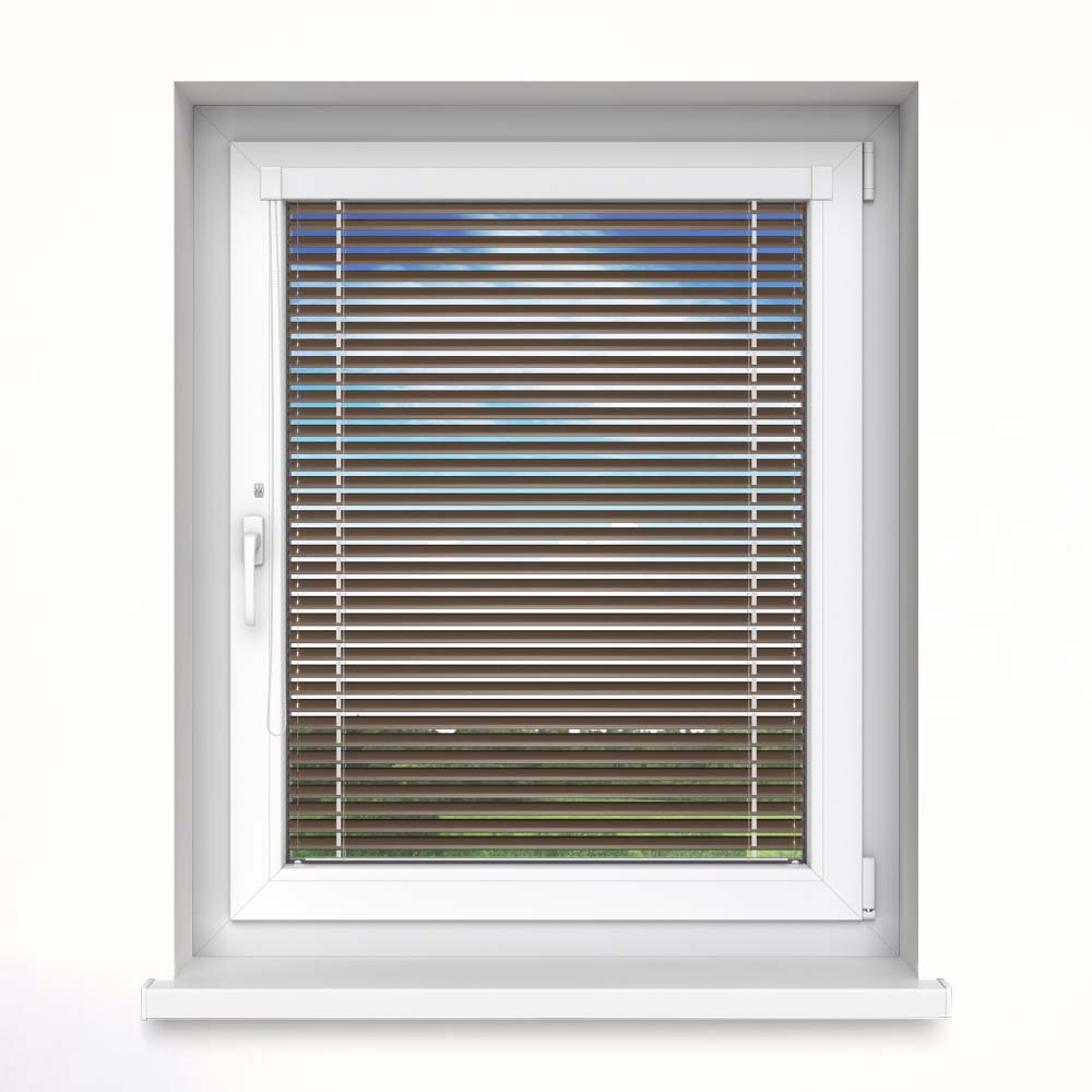 25 mm slat InLight Venetian Blind, Dark bronze