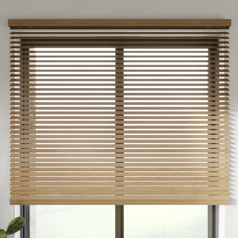 50 mm slat Wooden Blind, Oregano