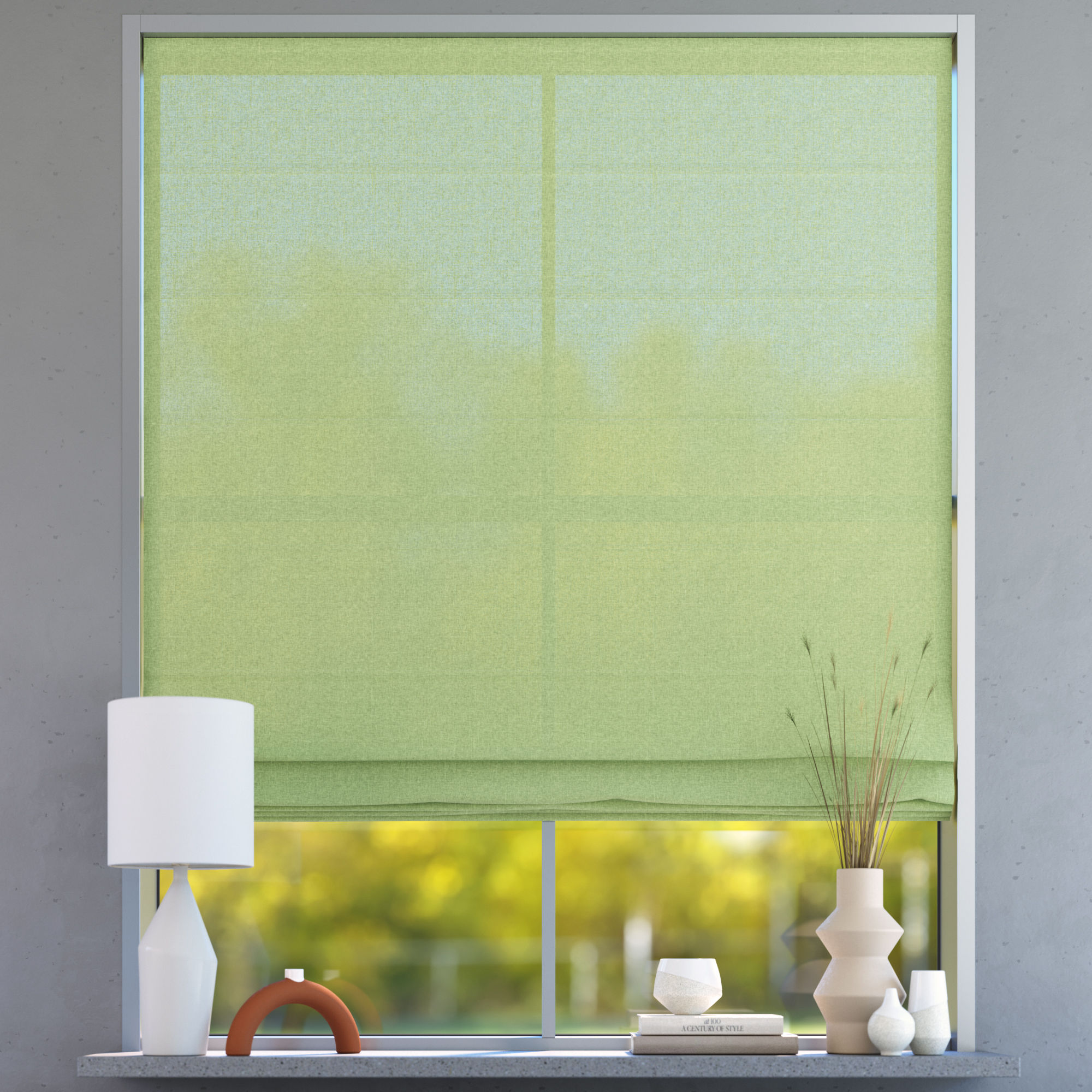 Darkening Premium Roman Blind, Sage