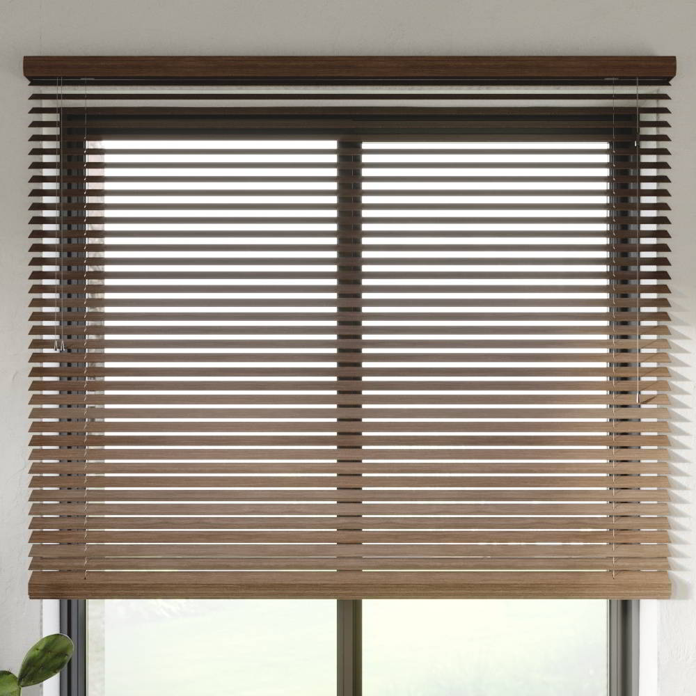 50 mm slat Wooden Blind, Anise