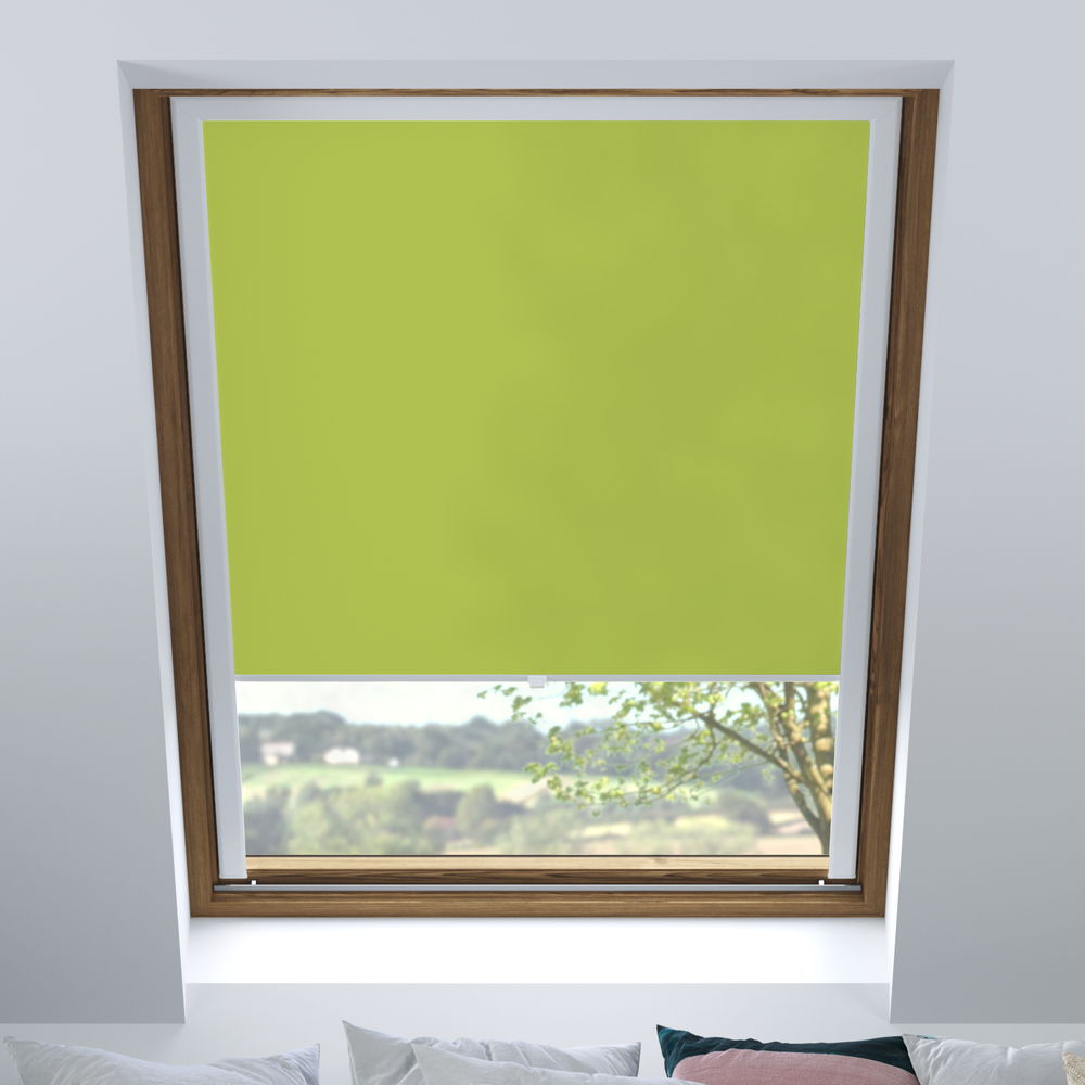 Darkening PureNight Skylight Blind, Apple Green