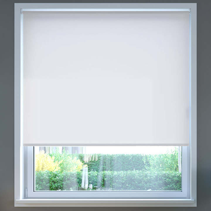 Darkening Roller Blind, Jogurt White