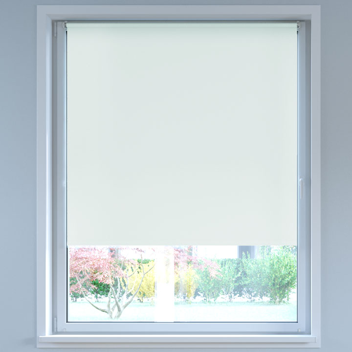 Blackout No Drill Roller Blind, Off-white