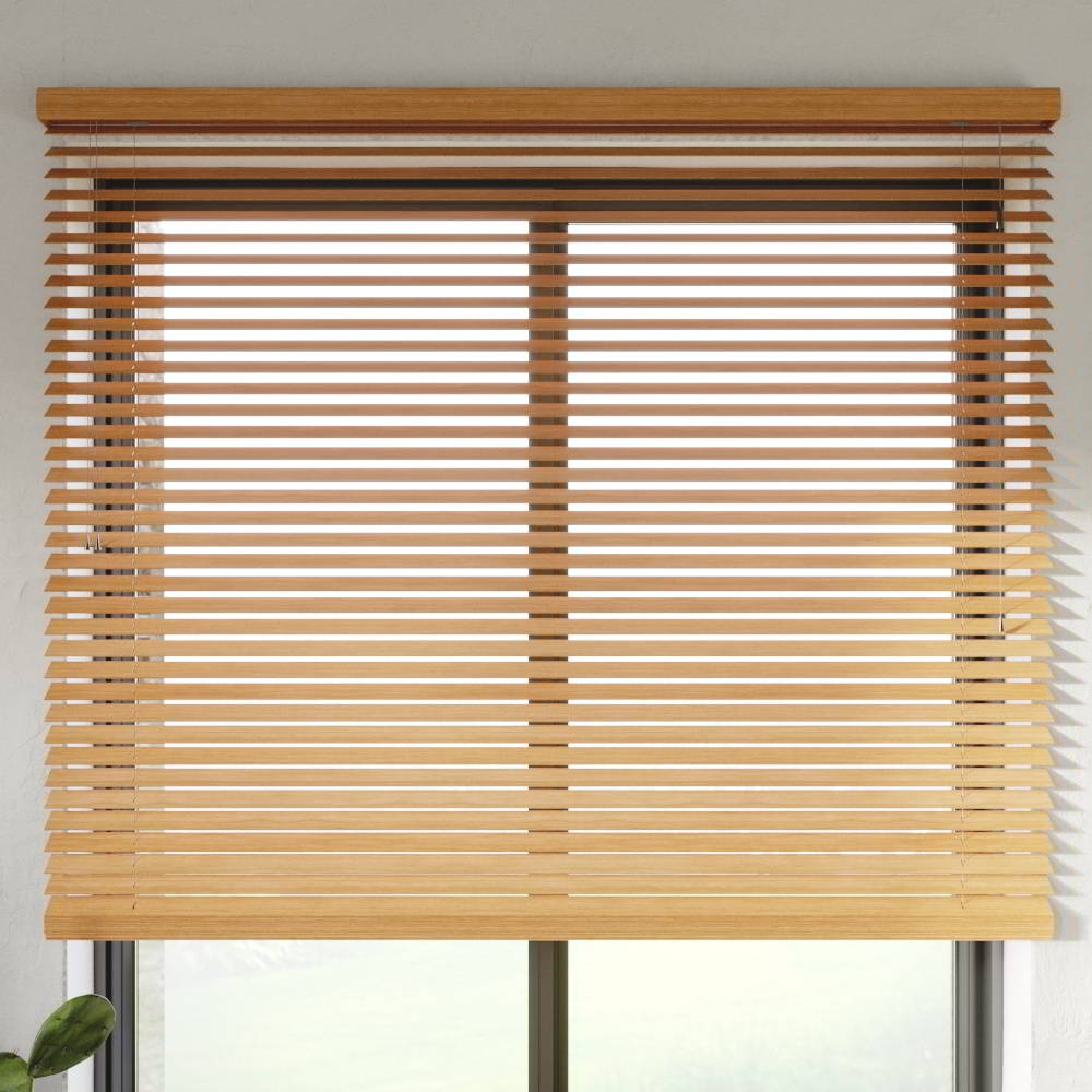 50 mm slat Wooden Blind, Tumeric