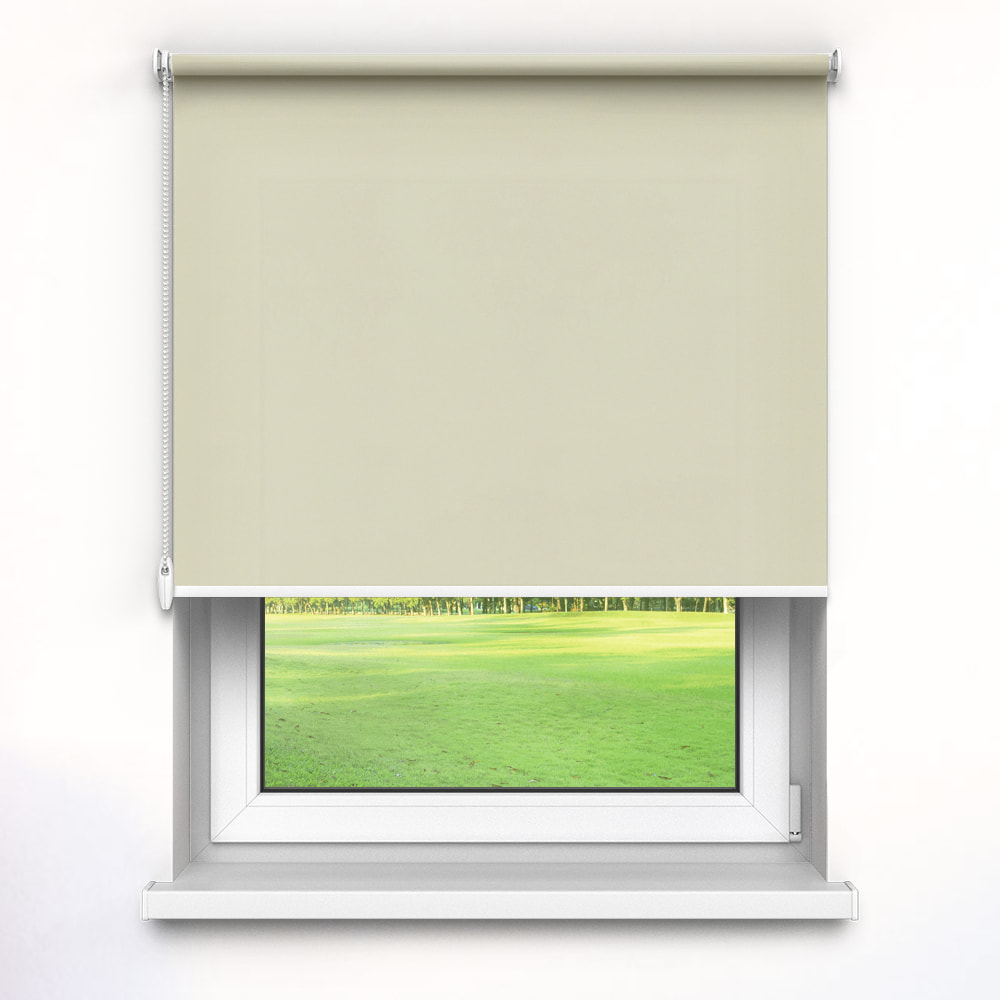 Darkening Premium Roller Blind, Cream