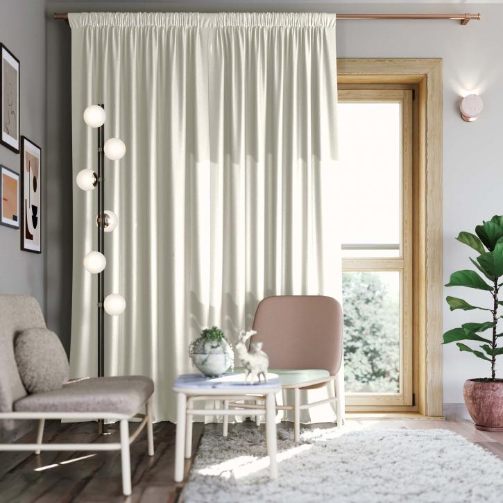 Pencil Pleat Darkening Curtain