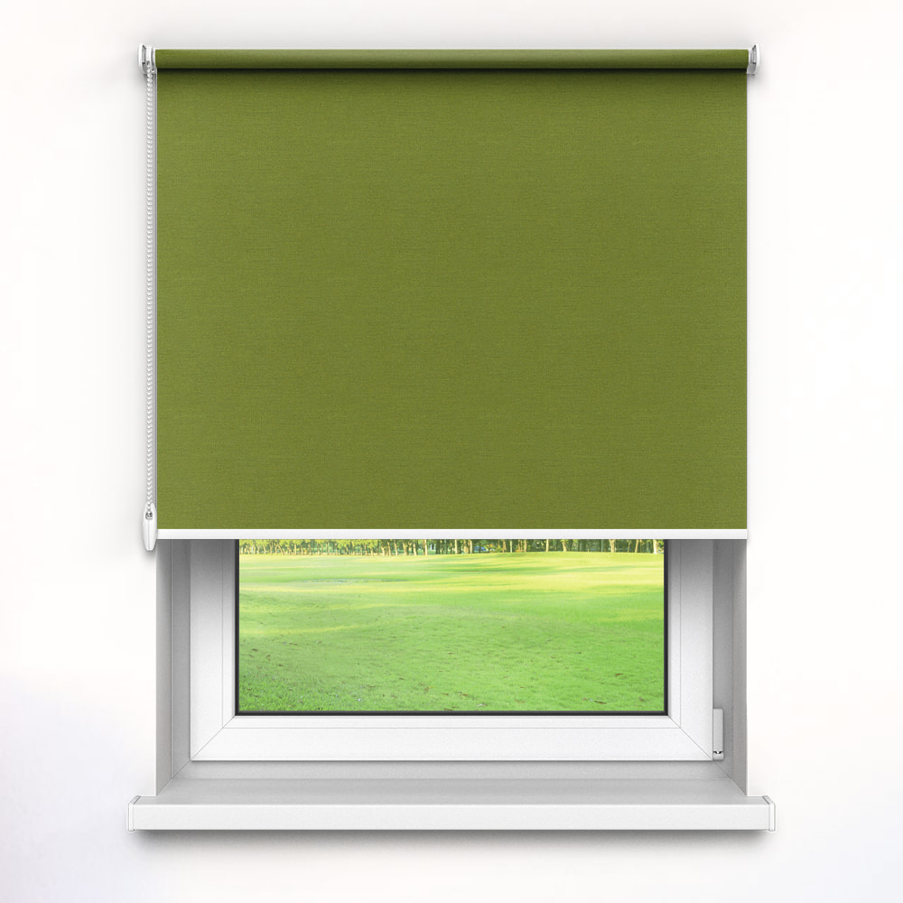 Blackout Premium Roller Blind, Green