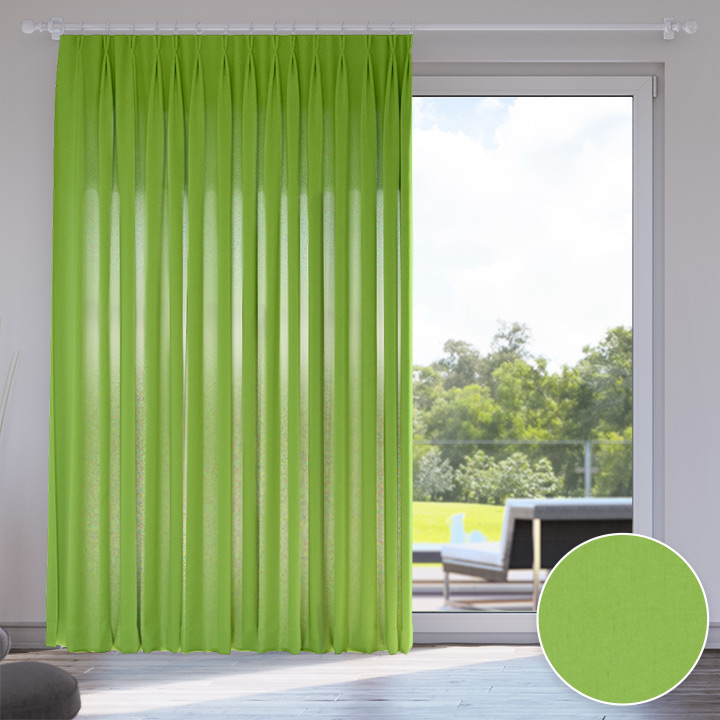 Darkening Easy Curtain, Lime