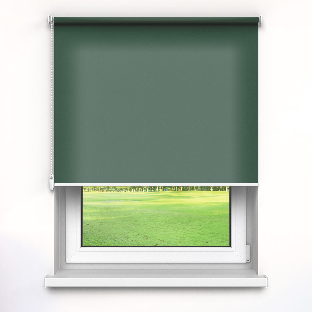 Darkening Premium Roller Blind, Green