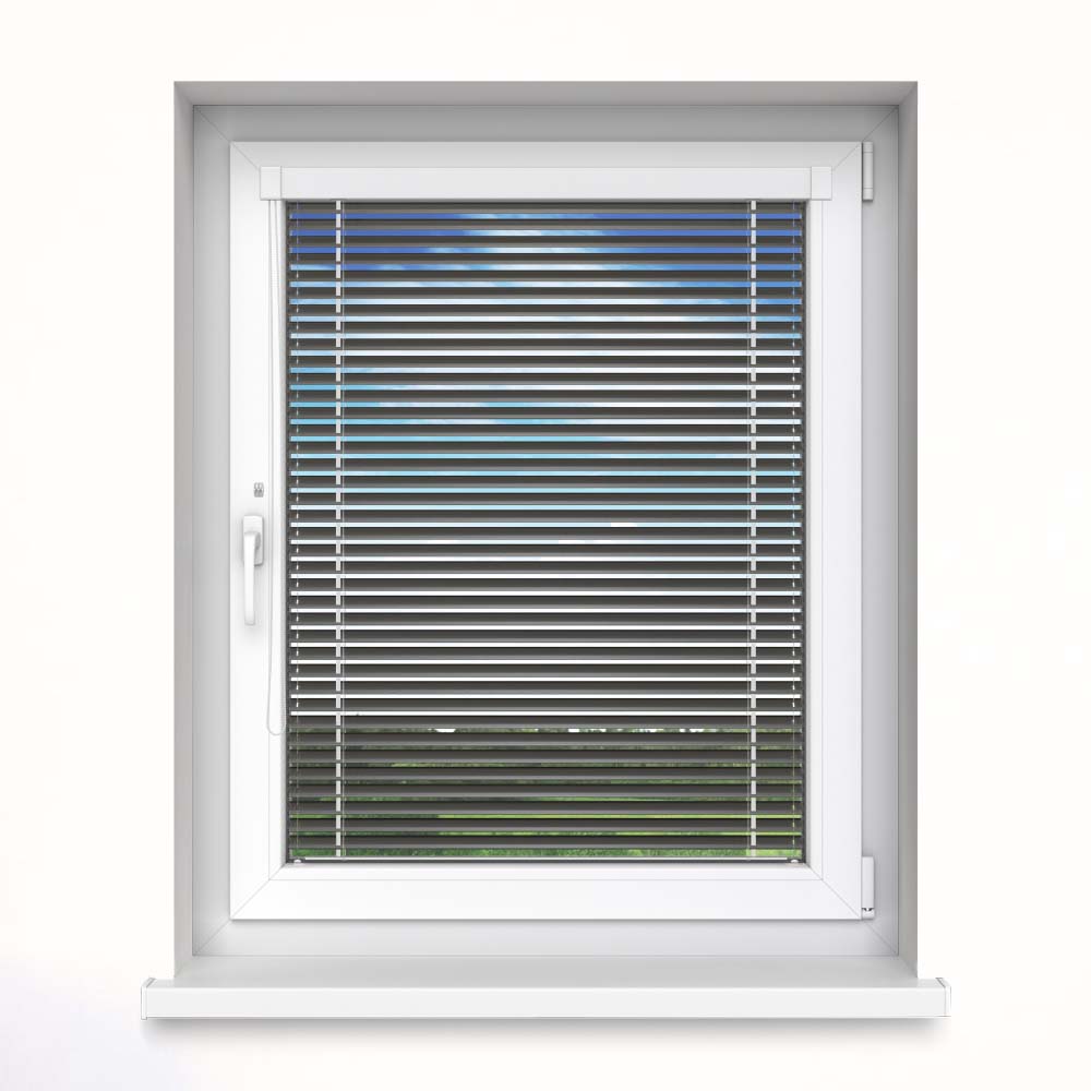 25 mm slat InLight Venetian Blind, Graphite