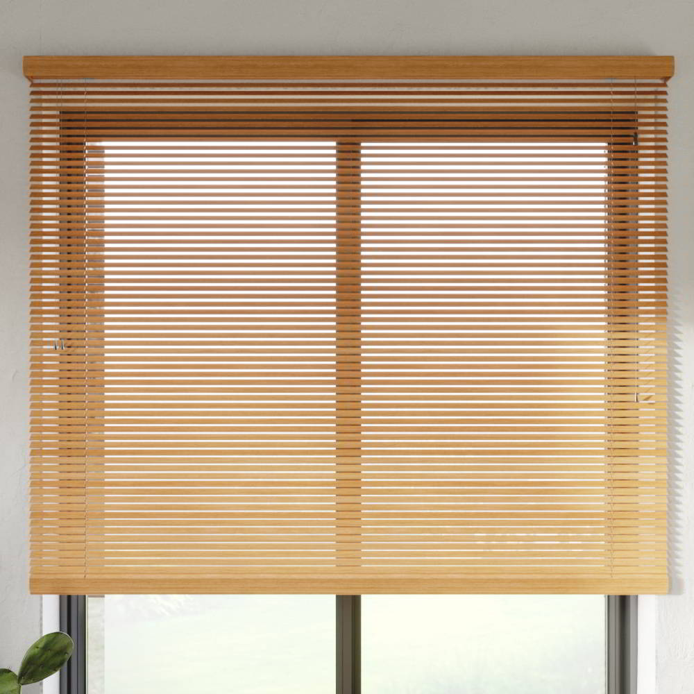 25 mm slat Wooden Blind, Tumeric