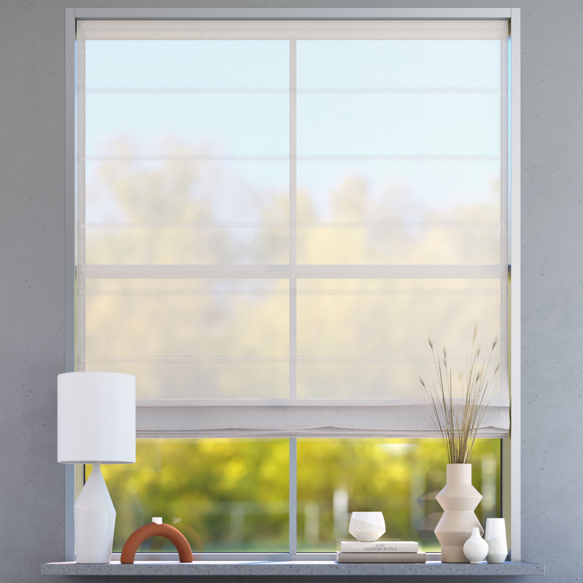 Transparent Premium Roman Blind, South shore