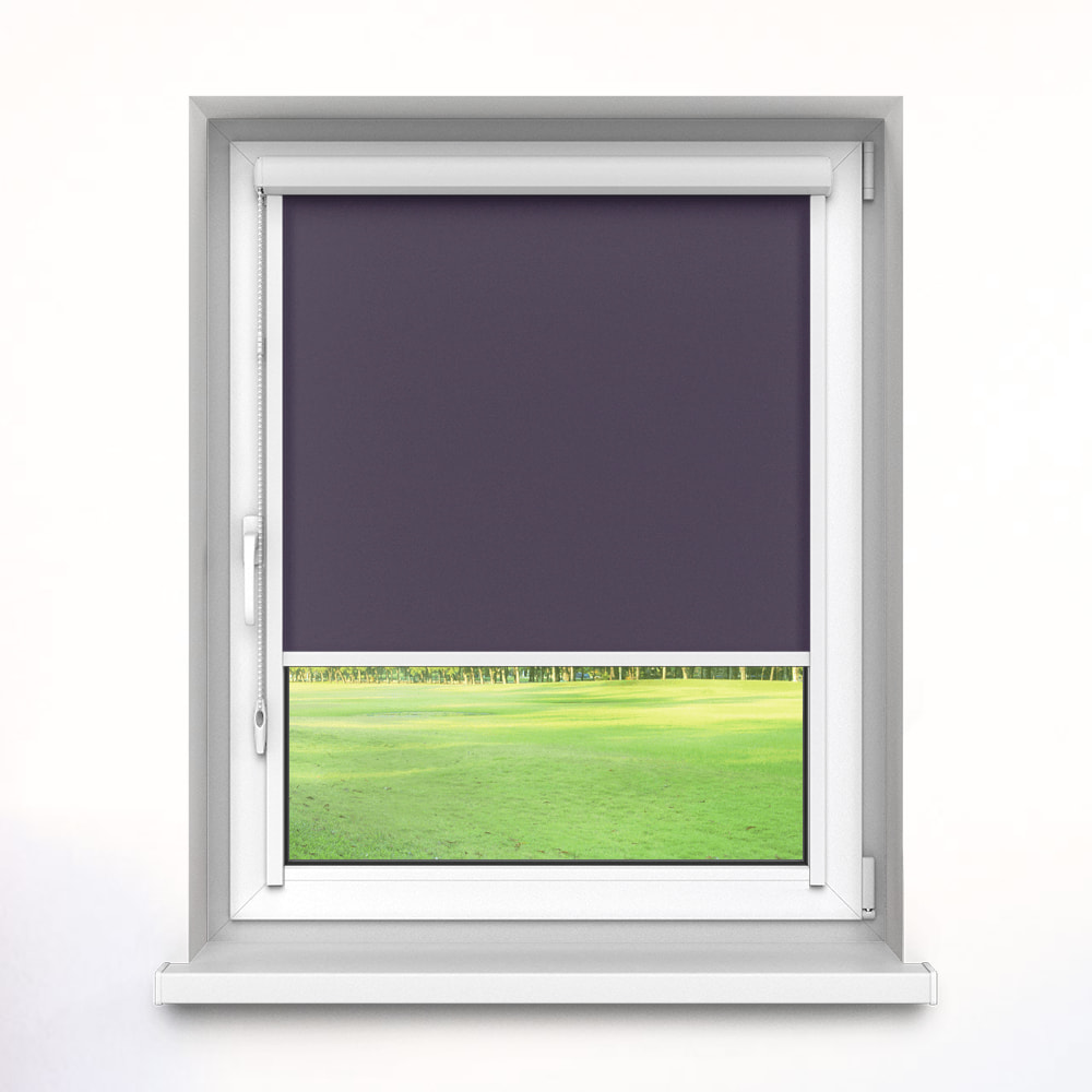 Darkening PureNight Premium Roller Blind, Violet