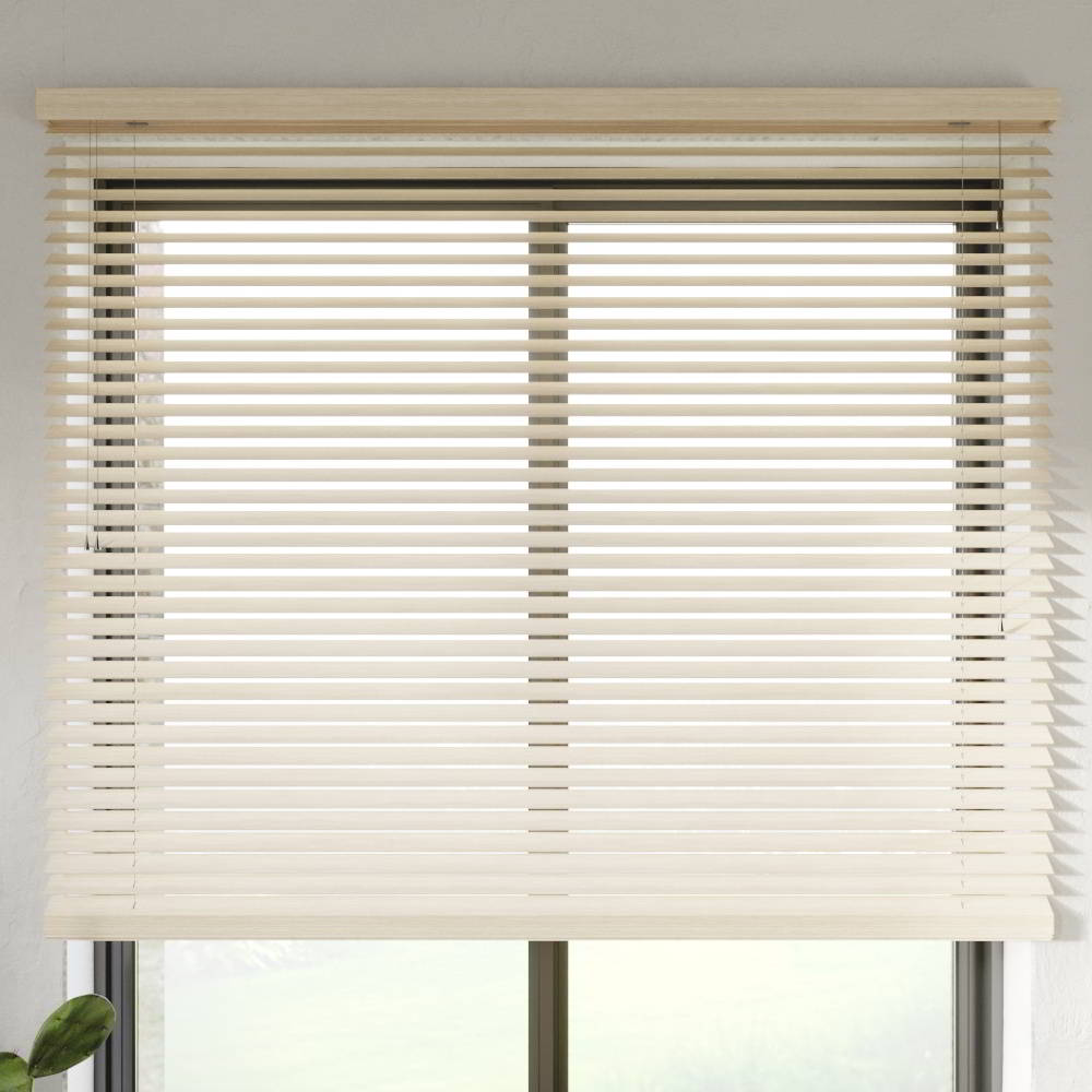 50 mm slat Wooden Blind, Ginseng