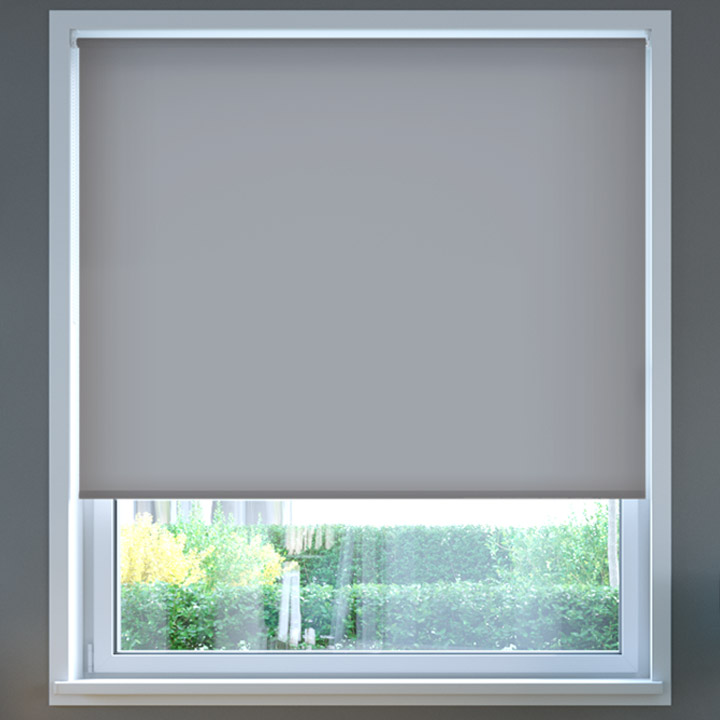 Darkening Roller Blind, Nickel