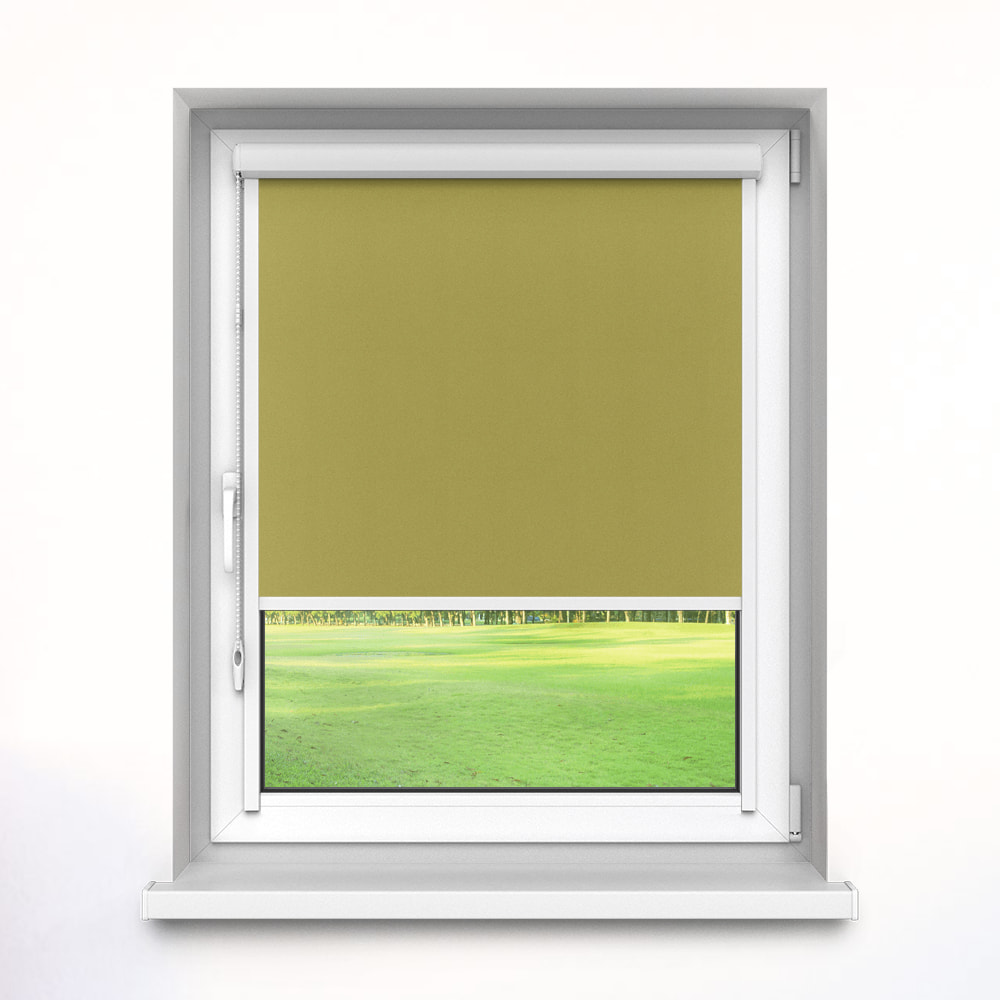 Blackout PureNight Premium Roller Blind, Yellow