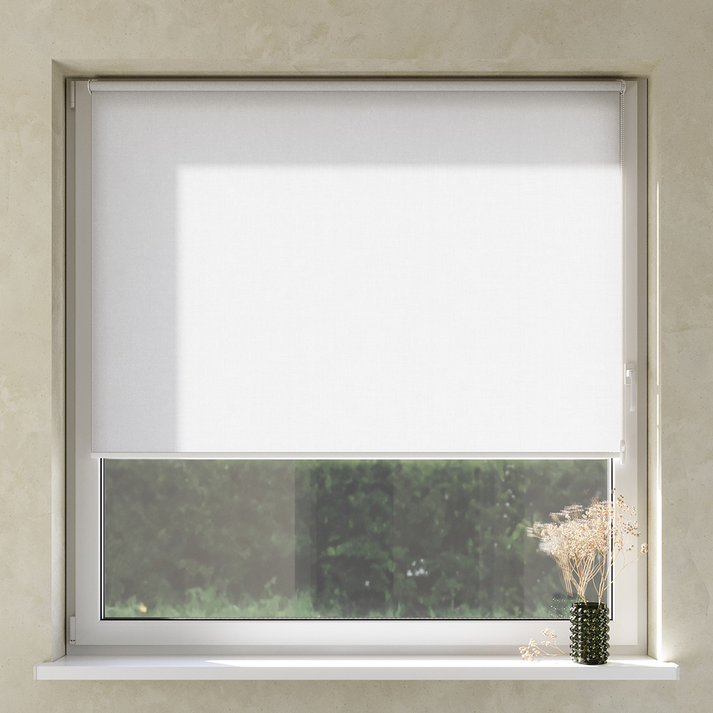 Darkening No Drill Premium Roller Blind, Lily of the Valley