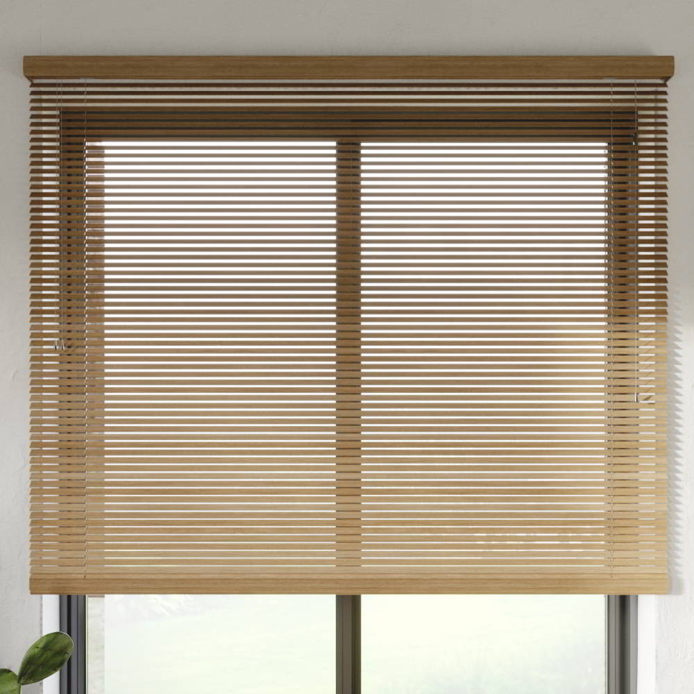 25 mm slat Wooden Blind, Oregano