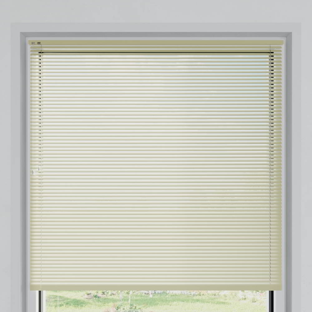 25mm slat Venetian Blind, Yellow Pastel Matt