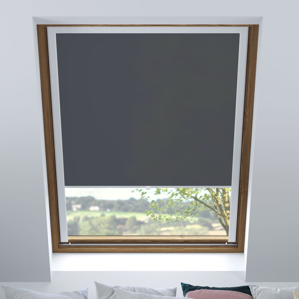 Darkening PureNight Skylight Blind, Dark Ash