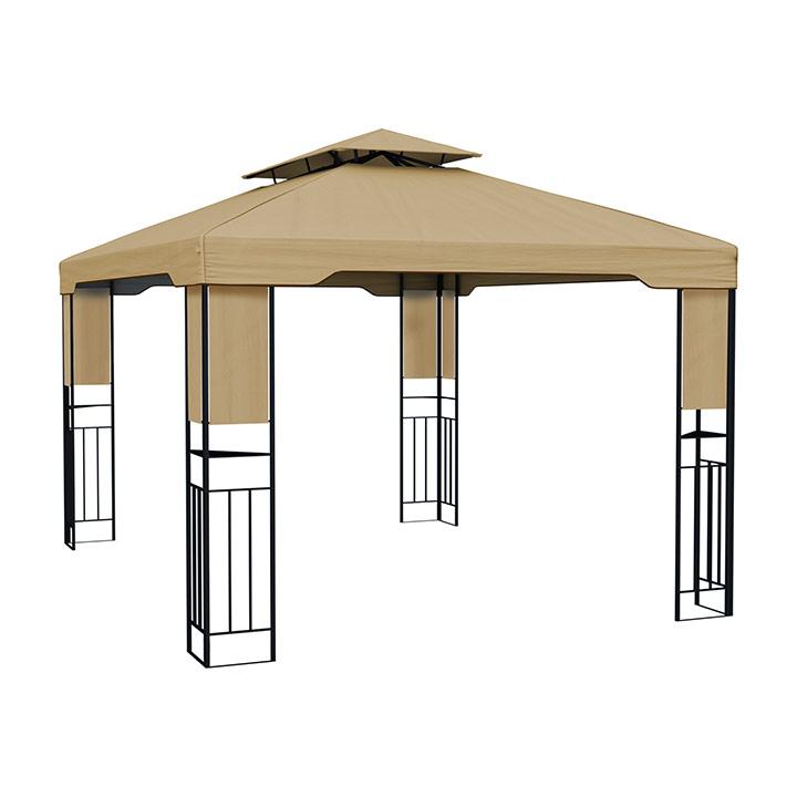 Deluxe Gazebo frame with cover, 3x4 m