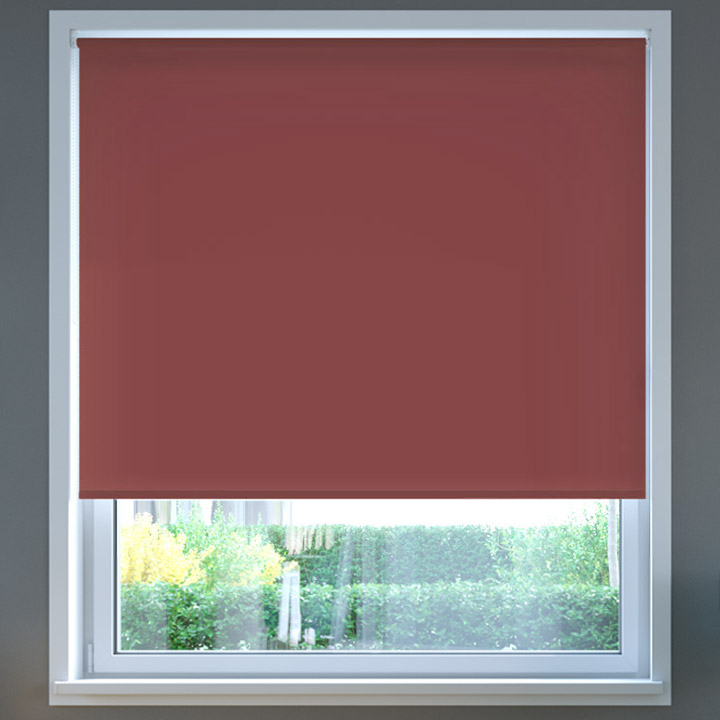 Darkening Roller Blind, Ruby