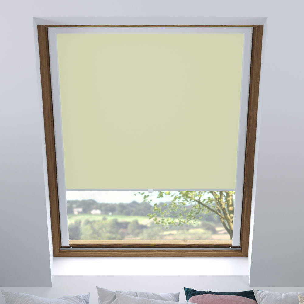 Blackout PureNight Skylight Blind, Custard Cream