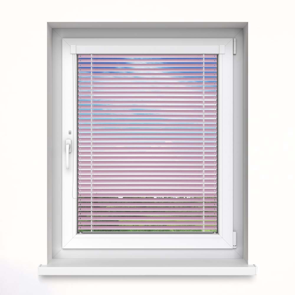 25 mm slat InLight Venetian Blind, Sparkle Pink