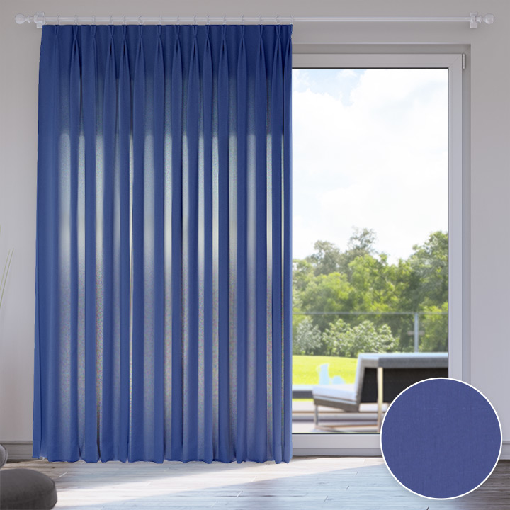 Darkening Easy Curtain, Cornflower