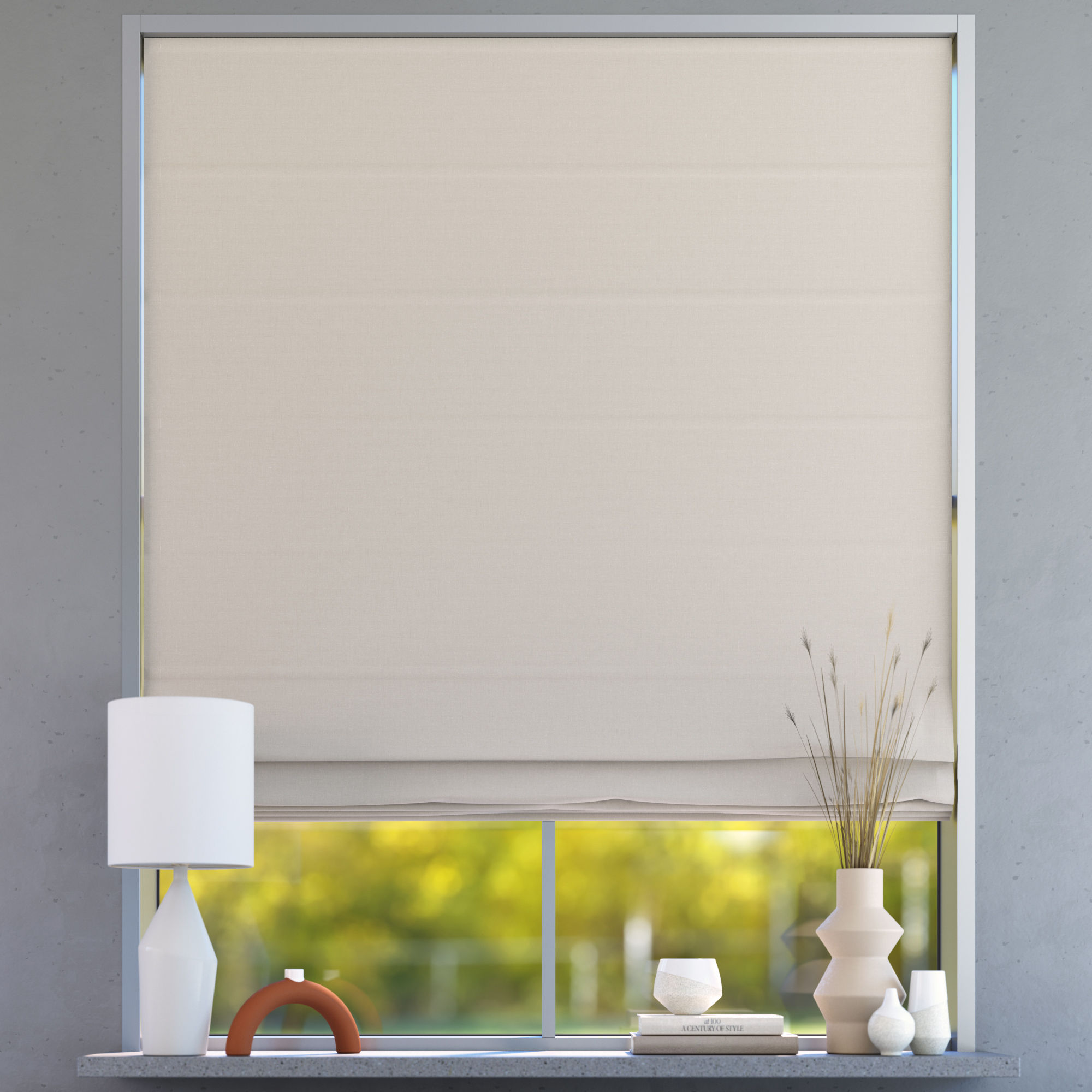 Blackout Premium Roman Blind, Sandstone