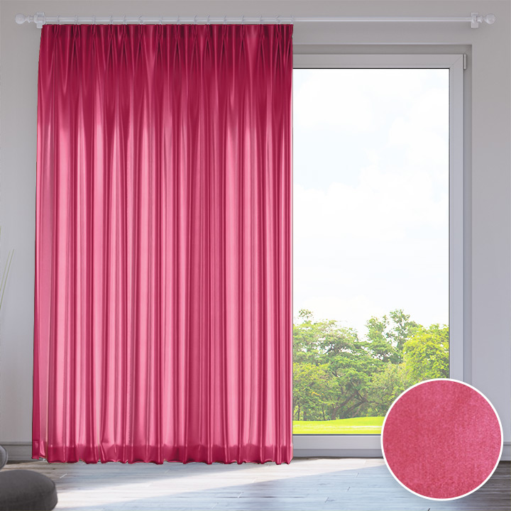 Darkening Curtain, Fuchsia Flower