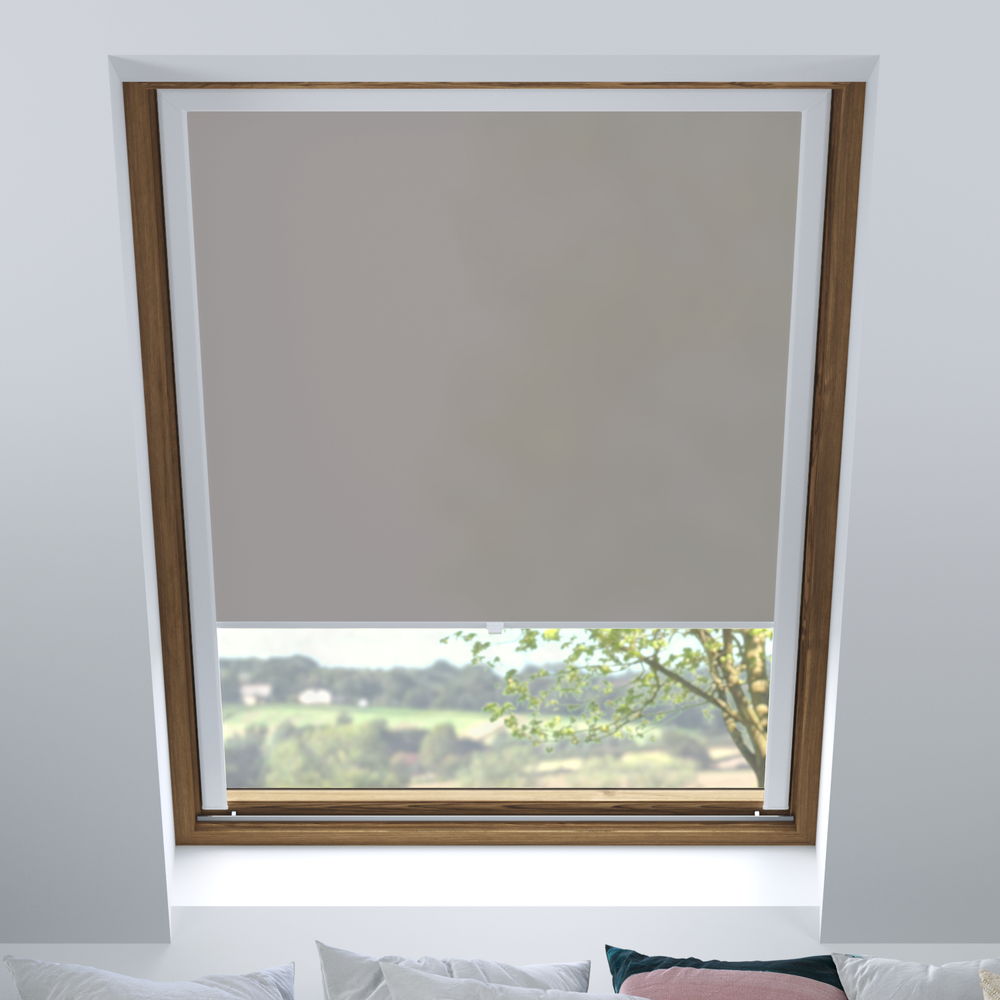 Darkening PureNight Skylight Blind, Concrete