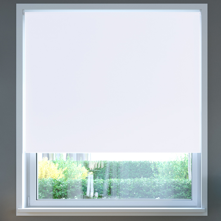 Blackout Roller Blind, Snow Blizzard