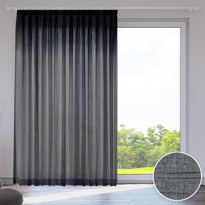 Voile Curtain, Liquorice