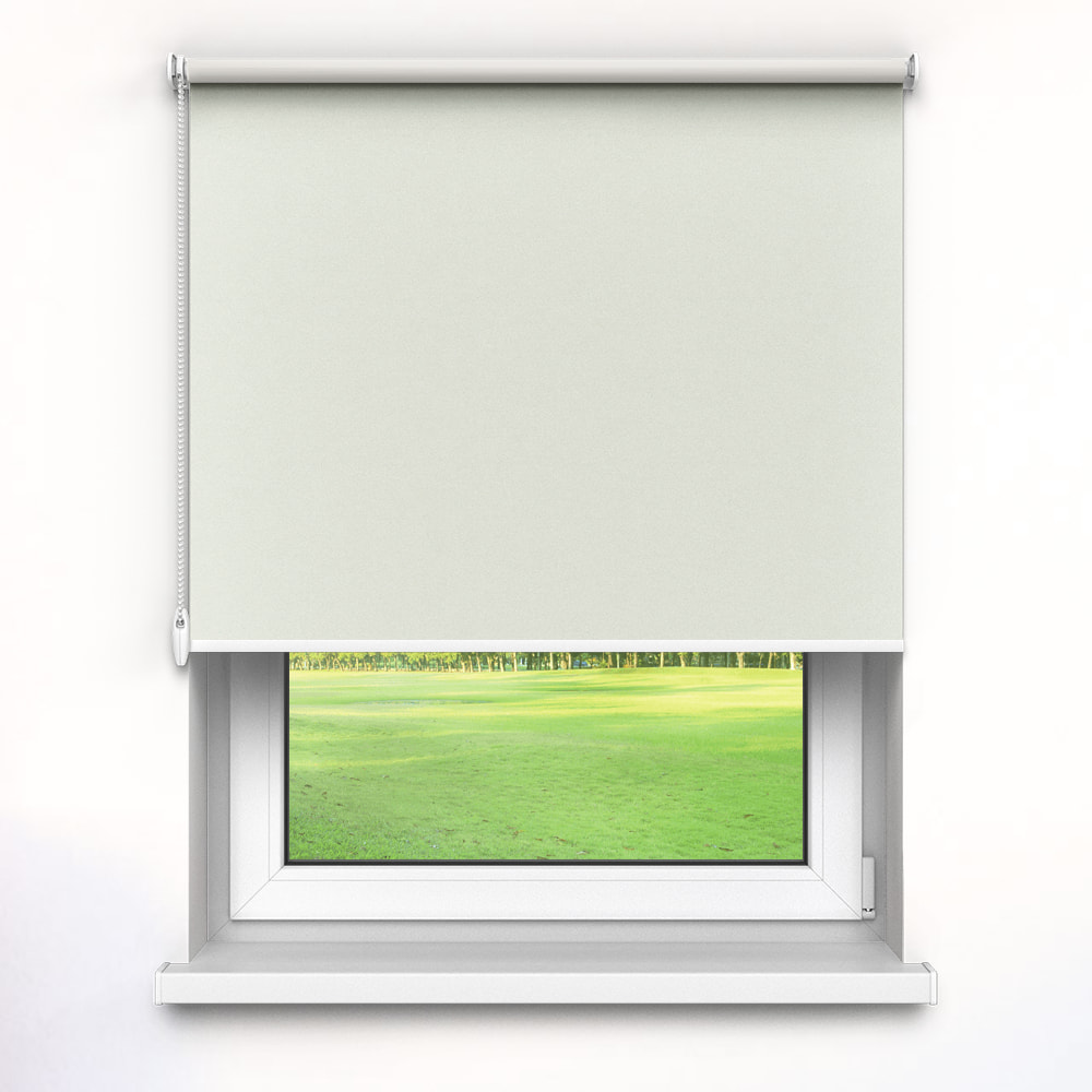 Blackout Premium Roller Blind, White