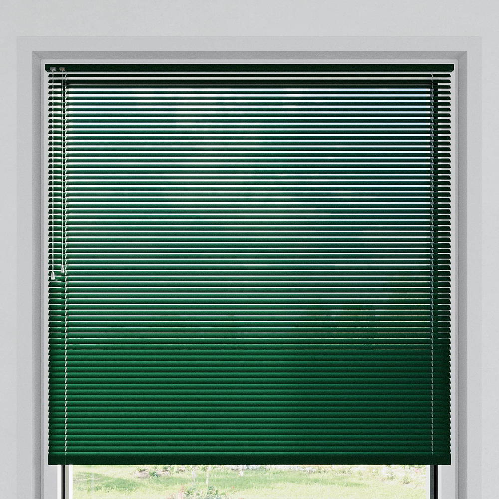 25mm slat Venetian Blind, Green Bottle Matt