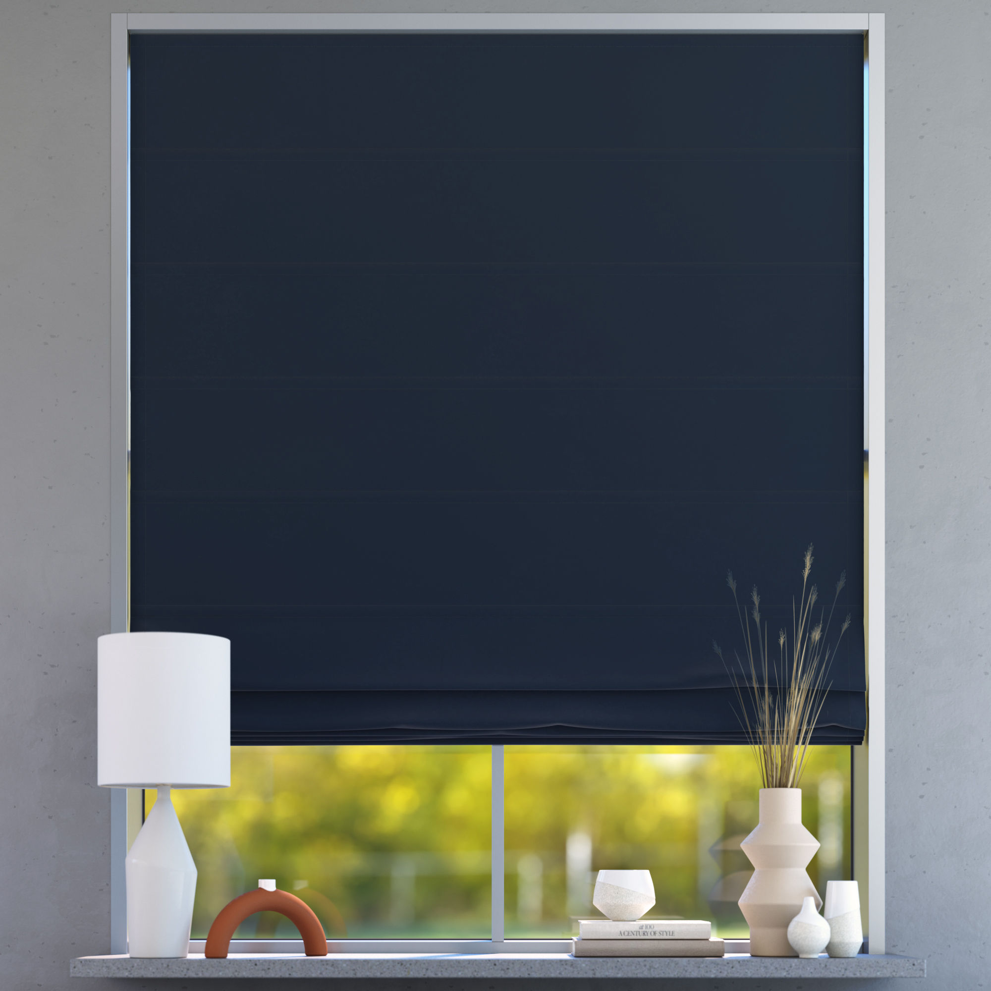 Darkening Premium Roman Blind, Night Sky