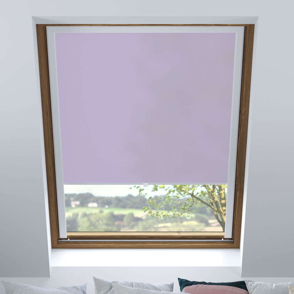 Darkening PureNight Skylight Blind, Pastel heather