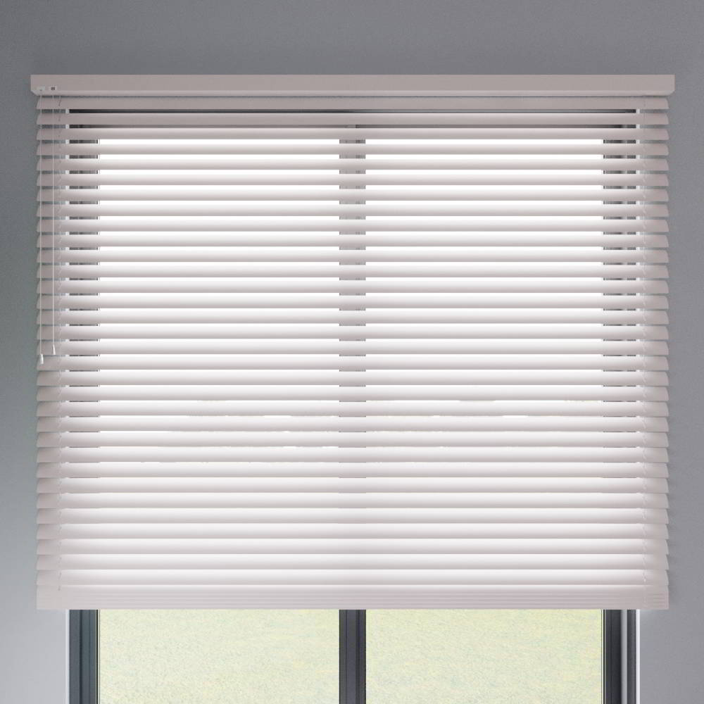 50mm slat Venetian Blind, Cream Matt