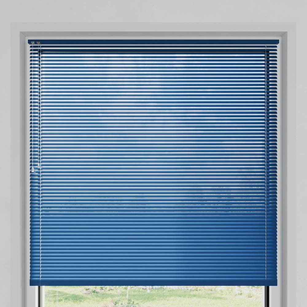 25mm slat Venetian Blind, Cornflower Matt